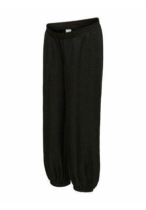 NIEDRIGE TAILLE - Auduma bikses - black