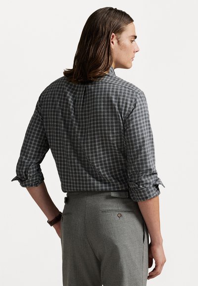 Polo Ralph Lauren CUSTOM FIT PLAID TWILL SHIRT - Marškiniai - grey heather multi
