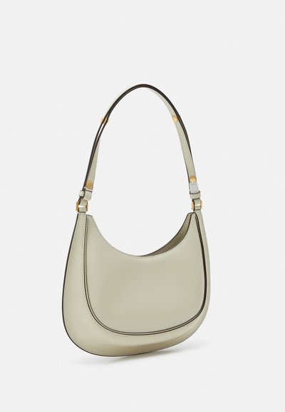 Tory Burch ROBINSON SPAZZOLATO CONVERTIBLE CRESCENT BAG - Sac à main - shea butter