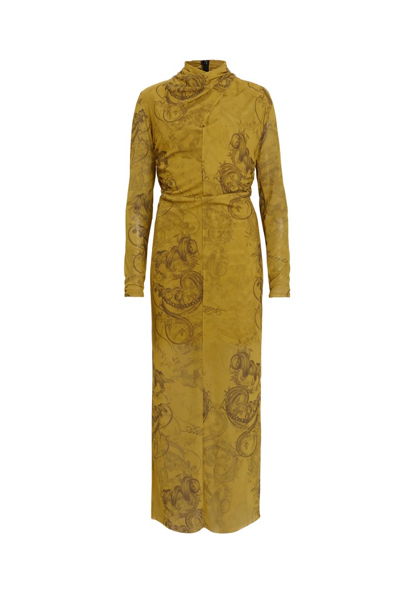 AllSaints Cocktailjurk geel AllSaints Cocktailjurk geel