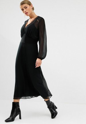 Next LONG SLEEVE SHEER LAYER - Hverdagskjole - black