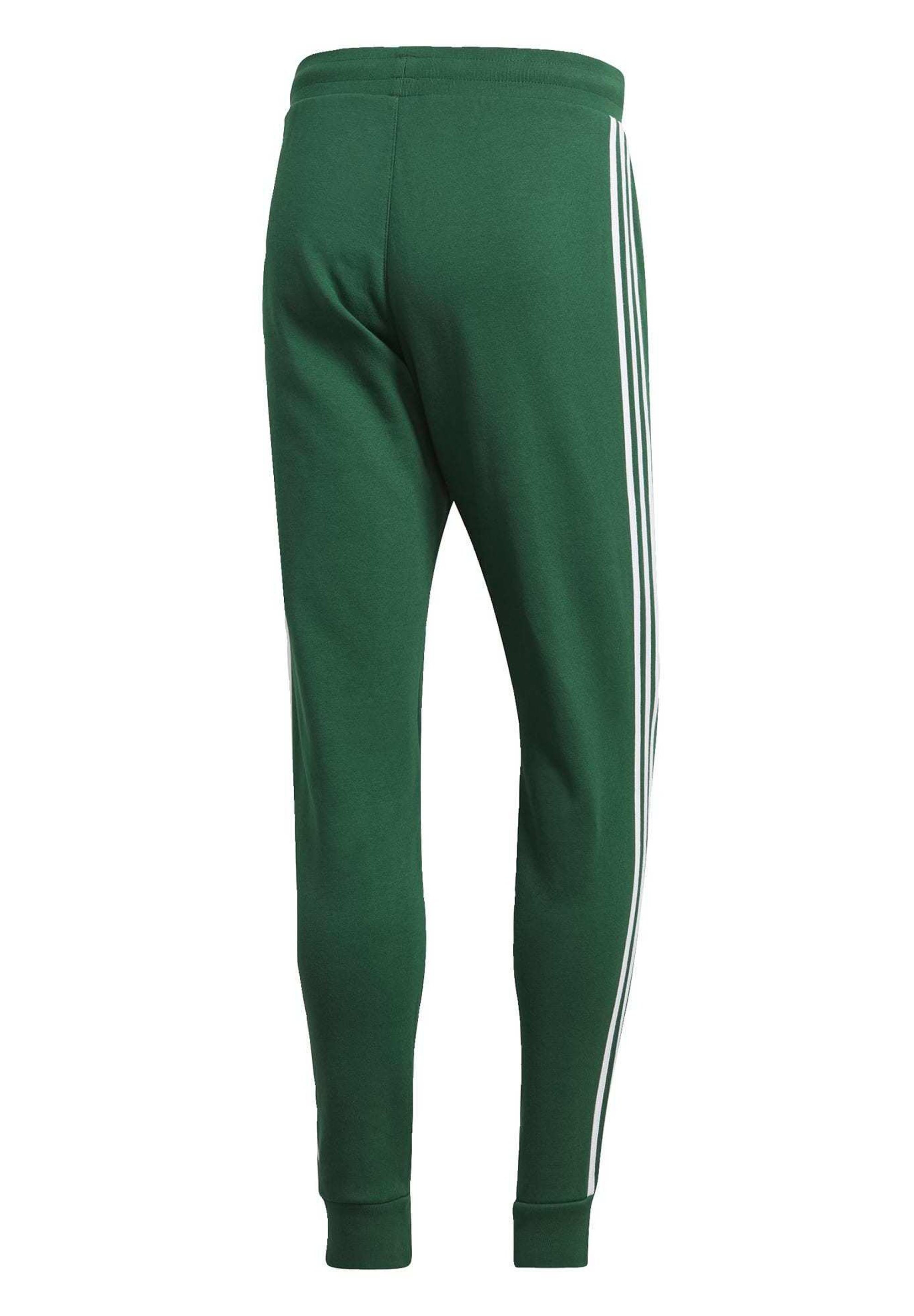 green adidas tracksuit bottoms