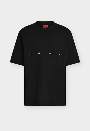 HUGO, DARISO - T-shirt imprimé - black