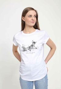 Disney BAMBI BAMBI FRIENDSHIP - Triko s potiskem - white
