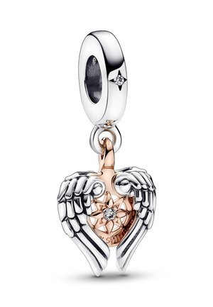 CELESTIAL COMPASS WINGS DANGLE - Bedel - sterling silver and rose gold plated