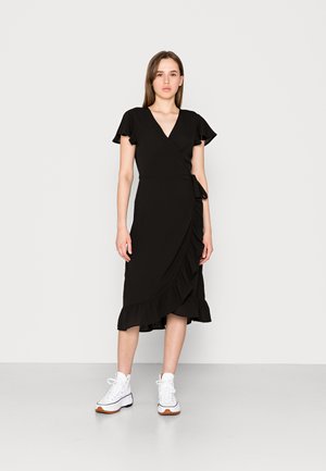 JDYLULU WRAP DRESS - Vestito estivo - black