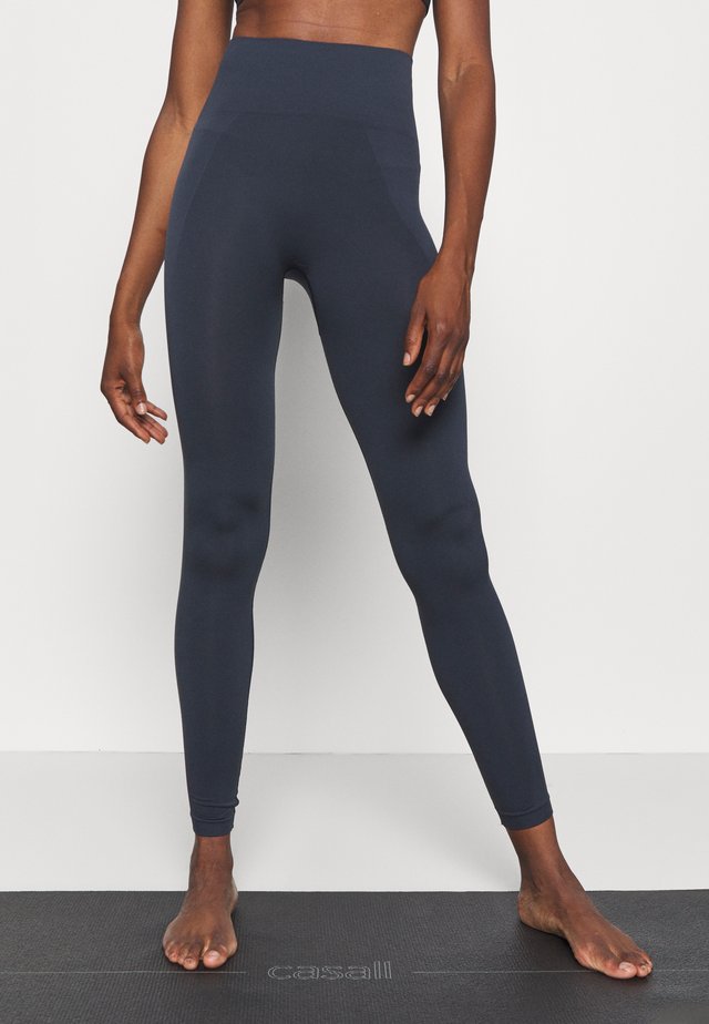 HIGH SEAMLESS LEGGING - Leggings - coal