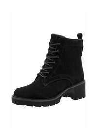 Tamaris Stivaletti stringati - black