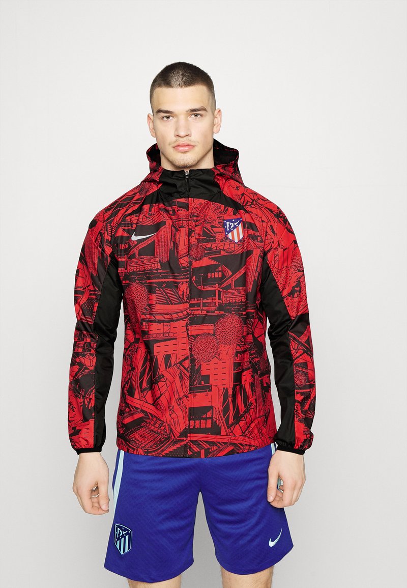 veste nike rouge et noir