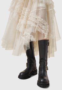 AllSaints JEN SKIRT - Falda acampanada - white
