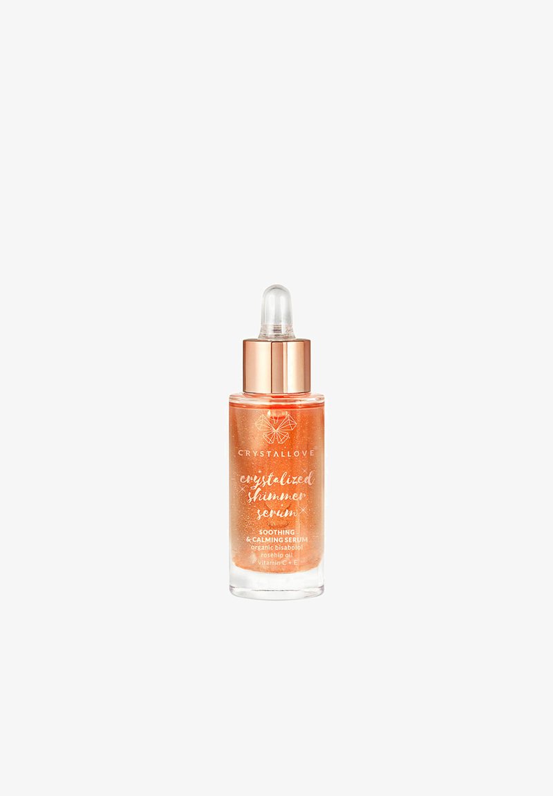 CRYSTALLOVE - CRYSTALLOVE ROSE QUARTZ SHIMMER SERUM - SERUM DO TWARZY Z KWAR - Serum, Powiększ