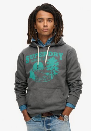 GRAPHIC - Felpa con cappuccio - granite grey marl