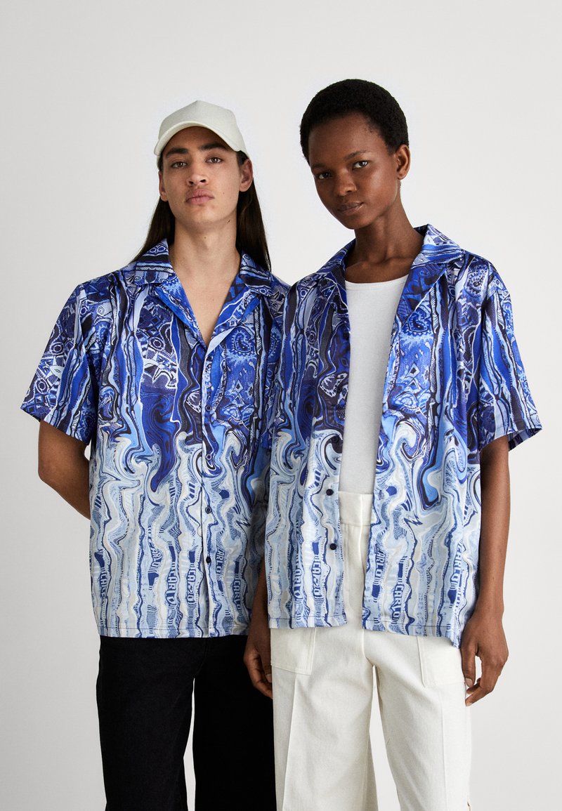 Carlo Colucci UNISEX - Overhemdblouse - blau