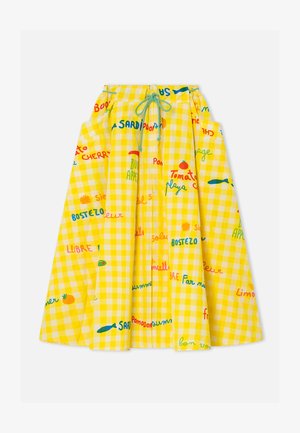 Dr. Bloom, SKIRT JALEO VICHYAM - Jupe trapèze - yellow
