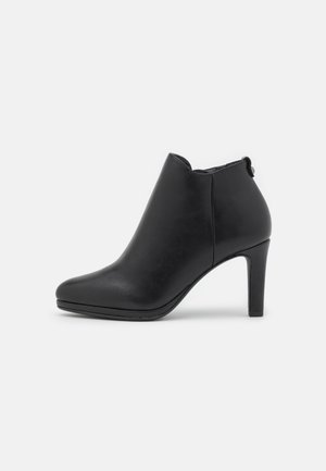High Heel Stiefelette - black
