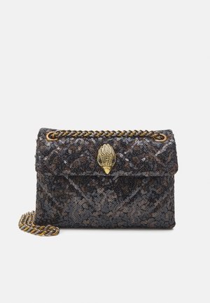 SEQUINS MINI KENSINGTON - Taška s příčným popruhem - dark brown