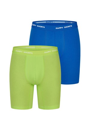 Happy Shorts, NEON LONG 2-PACK - Boxer briefs - neon lime blue