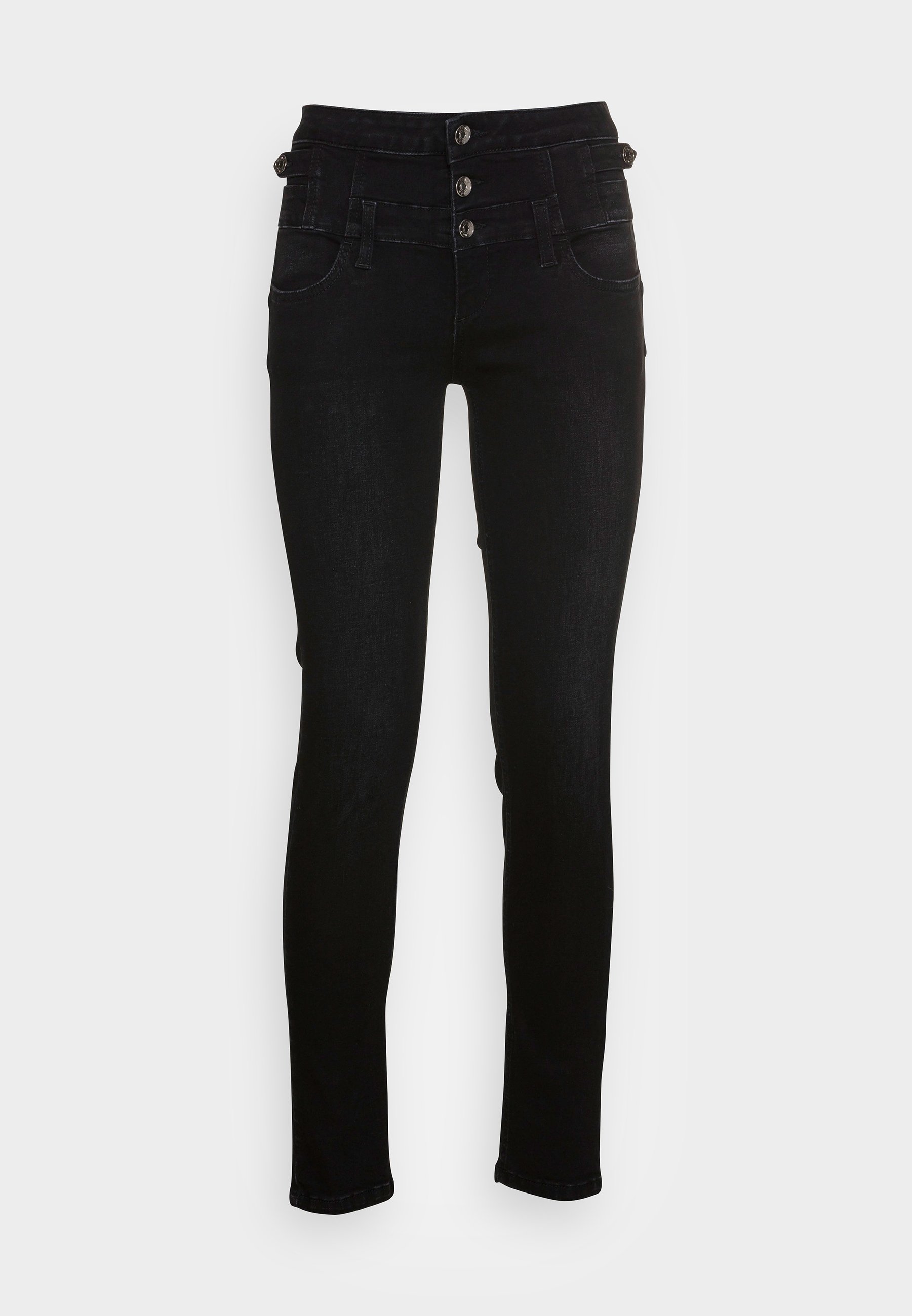 Liu Jo Jeans RAMPY - Aptempti džinsai - black/juodų džinsų - Zalando.lt