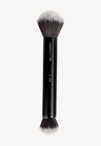 Brushworks - NO. 6 DOUBLE ENDED POWDER AND BUFF BRUSH - Borste - black Miniatyrbild 1