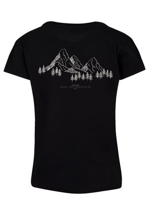 F4NT4STIC, MOUNTAIN - Camiseta estampada - schwarz
