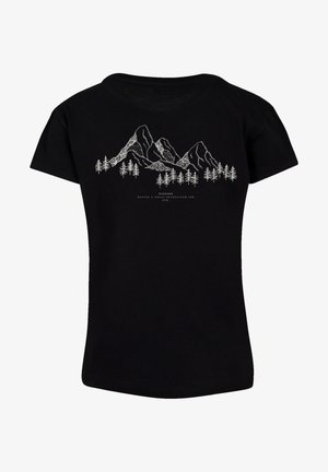 F4NT4STIC, MOUNTAIN - Camiseta estampada - schwarz