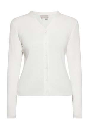 CO-BRANDED WITH RISA - Strickjacke - wollweiss