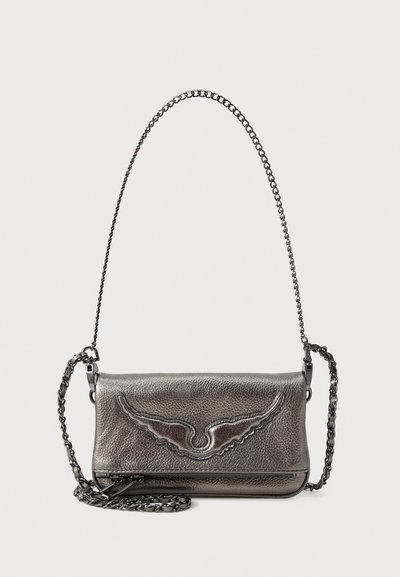 Zadig & Voltaire ROCK NANO WINGS  - Cross body bag - black metalic