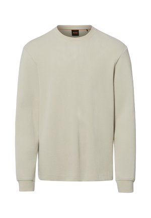 BOSS, Langarmshirt - melange