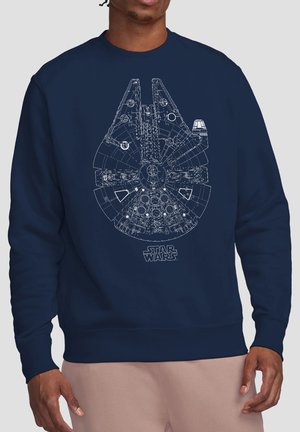 Star Wars, STAR WARS MILLENIUM LINES - Sweatshirt - dark blue
