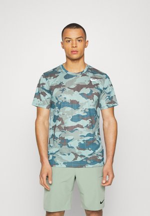 TEE CAMO - T-shirt con stampa - ocean cube