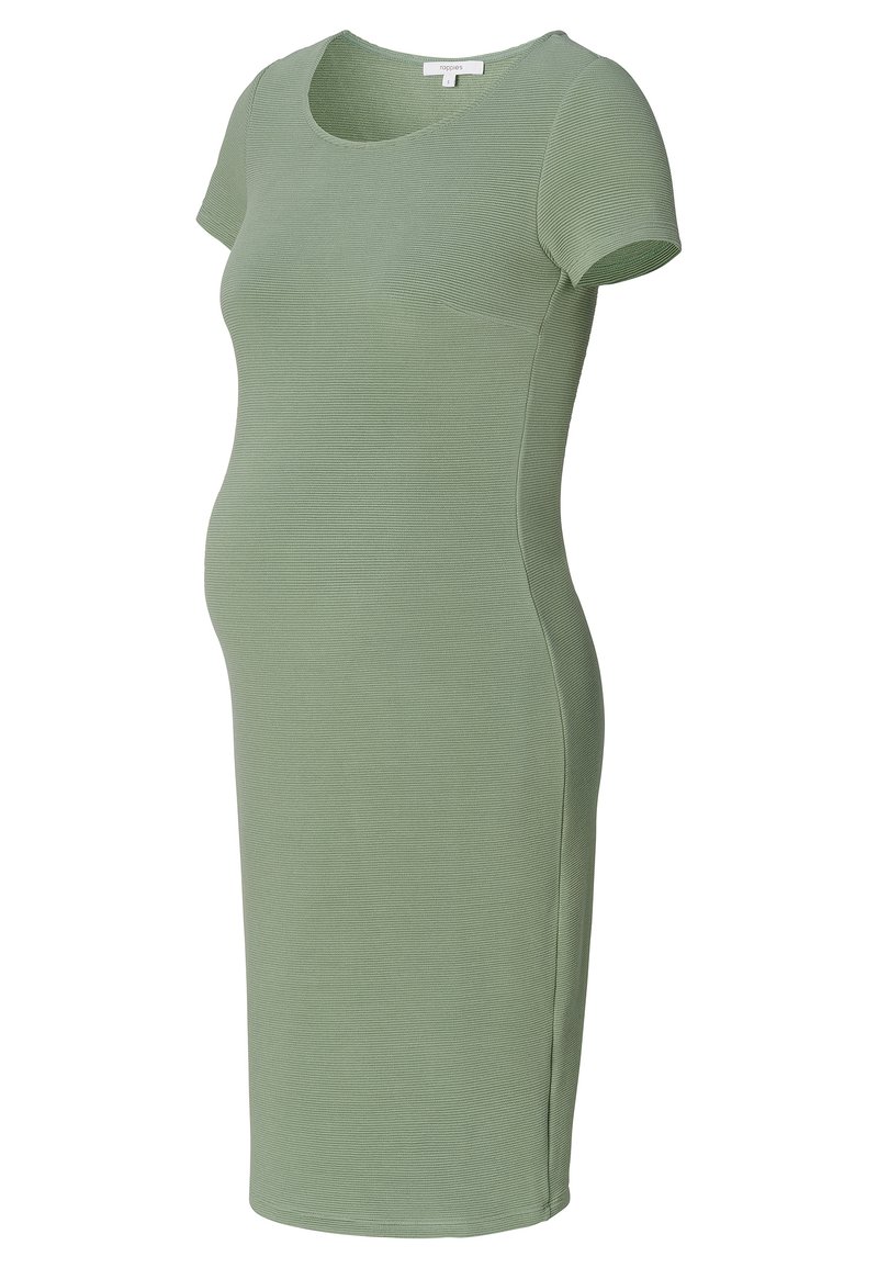 Noppies Gebreide jurk groen gemêleerd