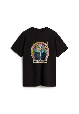 FINAL CARD OVERSIZED - Print T-shirt - black