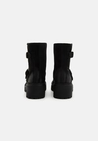 Tommy Hilfiger DOUBLE BUCKLE - Platform ankle boots - black