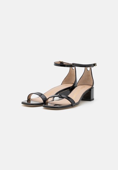 Stuart Weitzman NUDISTCURVE - Sandaalit nilkkaremmillä - black
