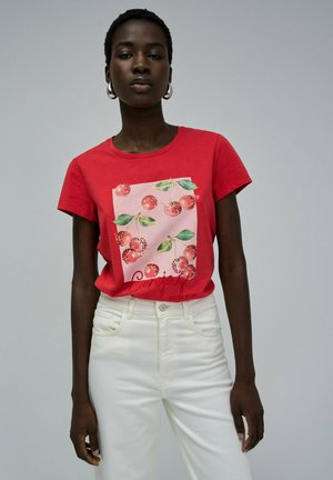 Salsa Jeans Camiseta estampada - rot