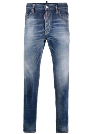 Dsquared2 SKATER STAPLED - Jeans Skinny - denim azul