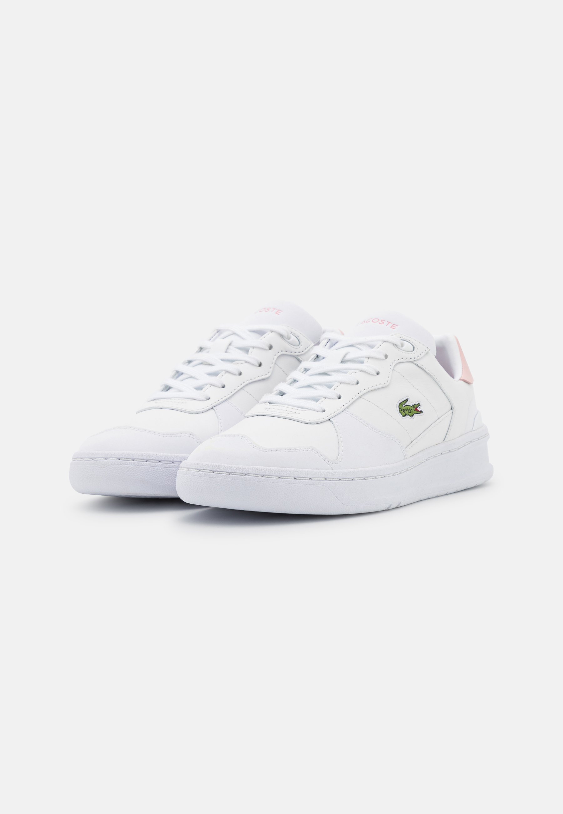 pink lacoste trainers