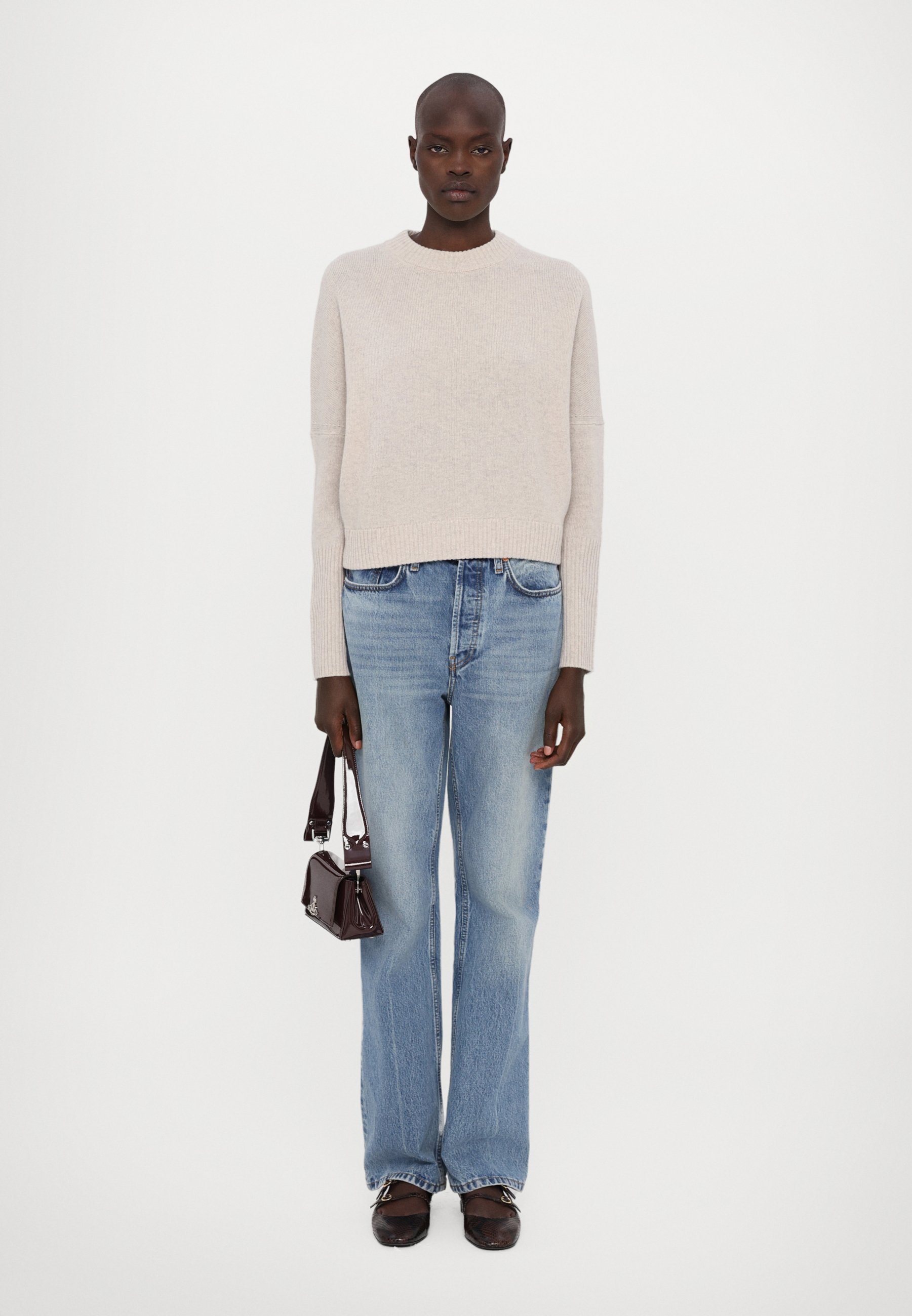 売れ筋商品|||クローズド ニット&セーター レディース アウター CREW NECK CROPPED - Jumper - stone beige CLOSED CREW NECK CROPPED - Jumper - stone beige/beige