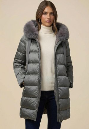 Oltre CON CAPPUCCIO E BORDO PELOSO - Wintermantel - grigio