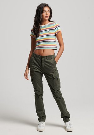 Superdry & Co VINTAGE CROP jasnożółty