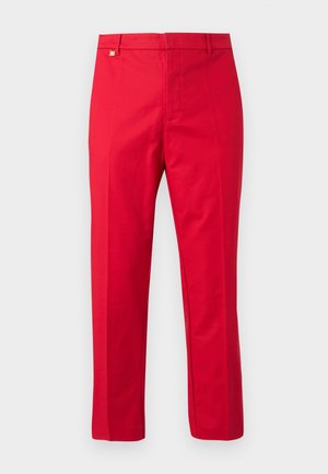Lauren Ralph Lauren Woman, DOUBLE-FACED STRETCH COTTON PANT - Nadrágok - cruise red