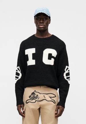 RUNNING DOG CREW NECK - Πουλόβερ - black