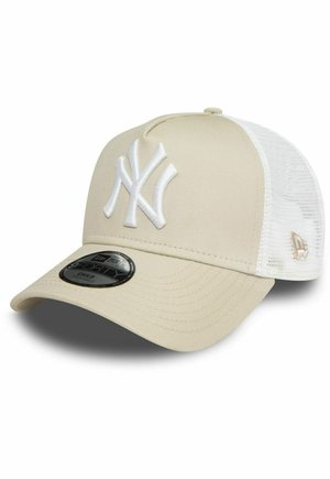 New Era TRUCKER NEW YORK YANKEES - Cappellino - beige