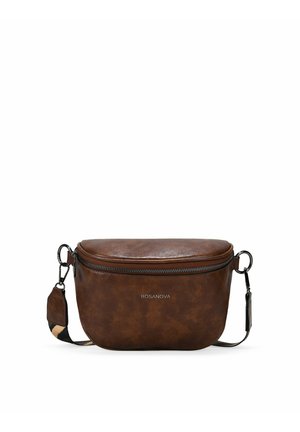 CON CREMALLERA Y ASA ANCHA - Riñonera - marron