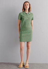 Theory SHORT SKIRT MATT - Μίνι φούστα - leaf