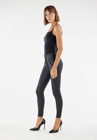 Freddy PUSH UP  SKINNY VITA ALTA BOTTONI - Trikoot - nero