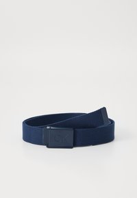 MONOGRAM BUCKLE BELT - Vyö - navy