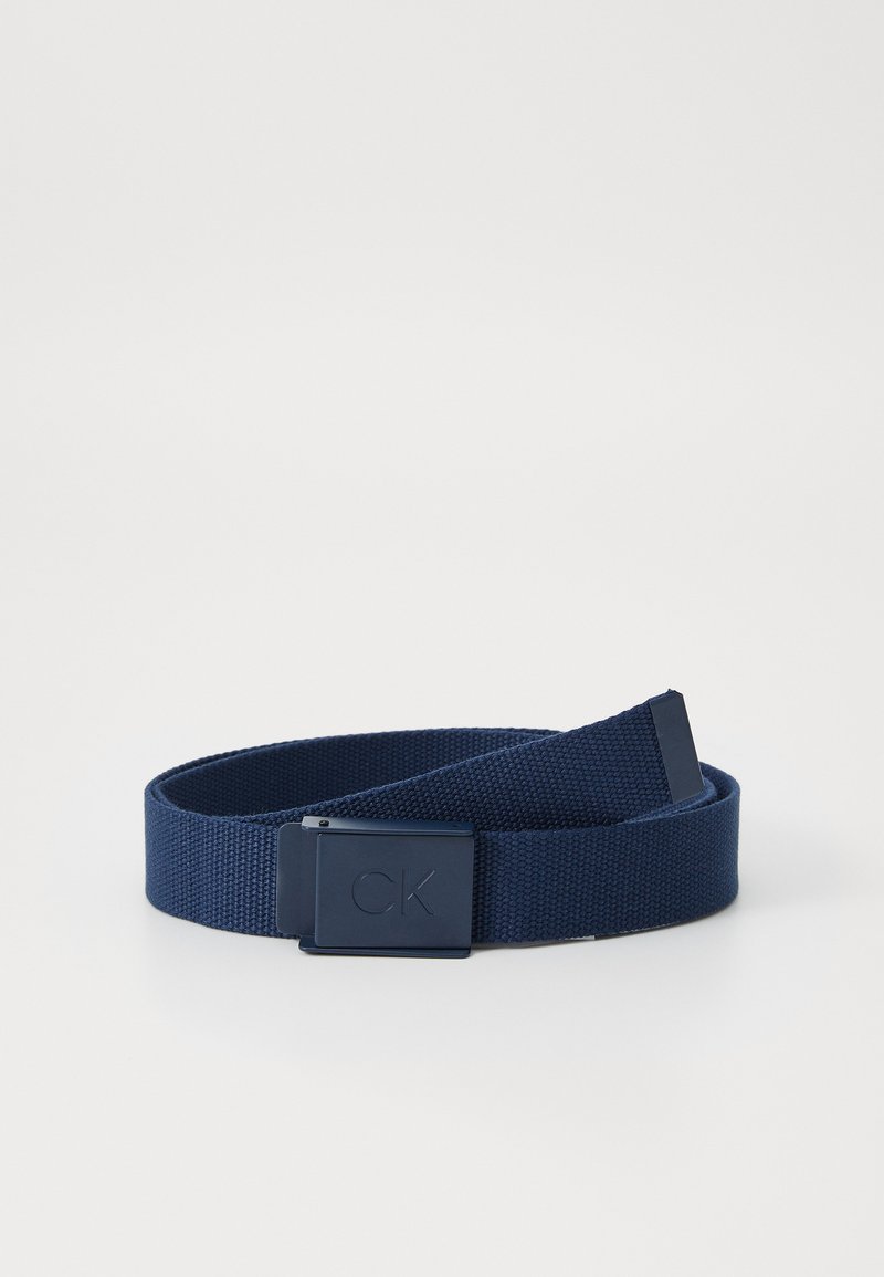 Calvin Klein Golf MONOGRAM BUCKLE BELT - Pas - navy