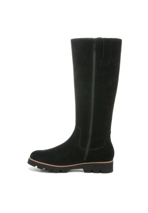 KNEE HIGH GWEN - Stiefel - black wp suede