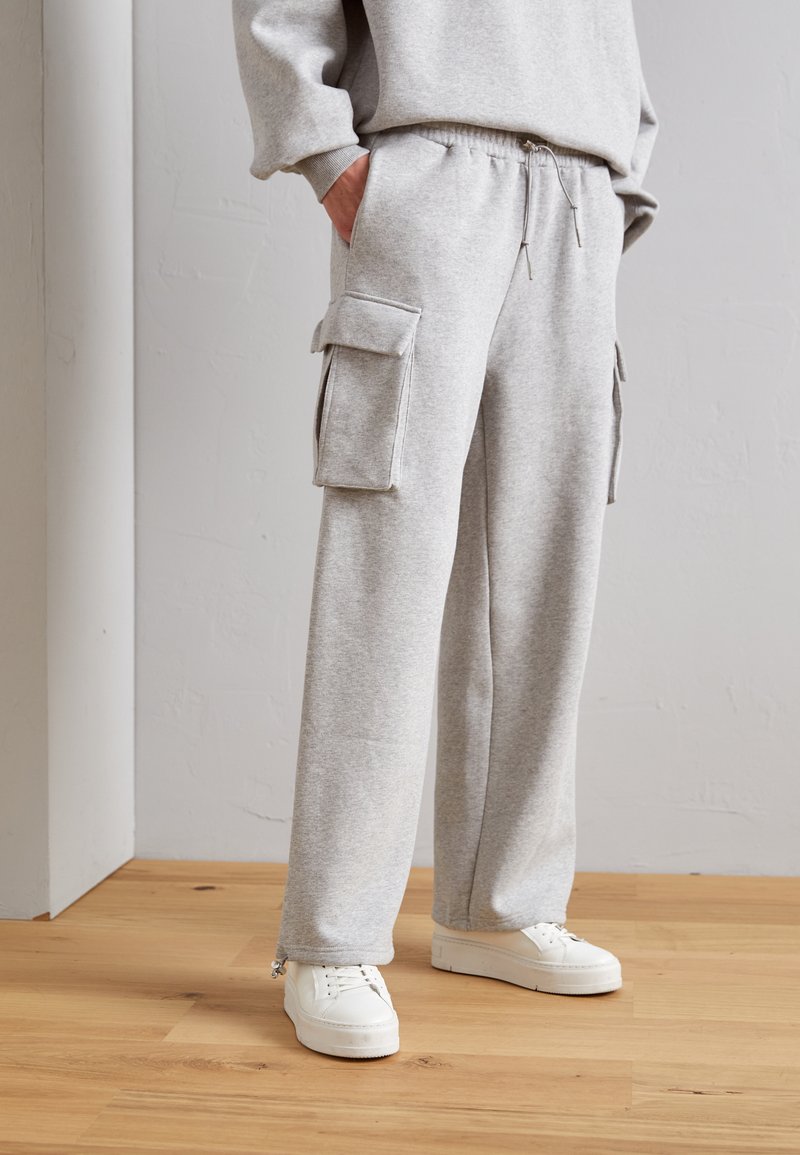Zign STUDIO Tracksuit bottoms mottled light grey Zalando.ie